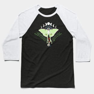 Luna Moth Baseball T-Shirt